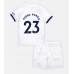 Günstige Tottenham Hotspur Pedro Porro #23 Babykleidung Heim Fussballtrikot Kinder 2023-24 Kurzarm (+ kurze hosen)